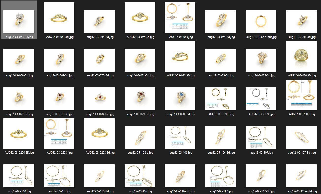 BULK-JewelCAD-MIX 940 Files 3D print model_7