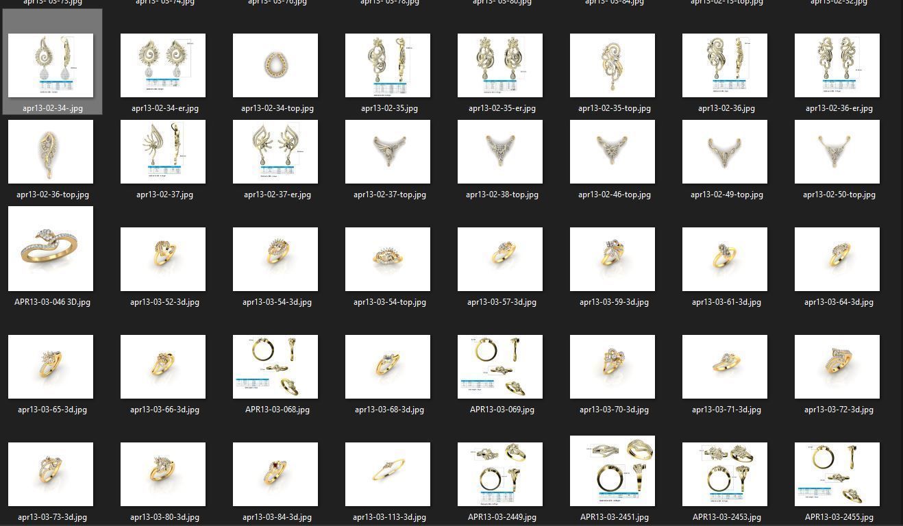 BULK-JewelCAD-MIX 940 Files 3D print model_1