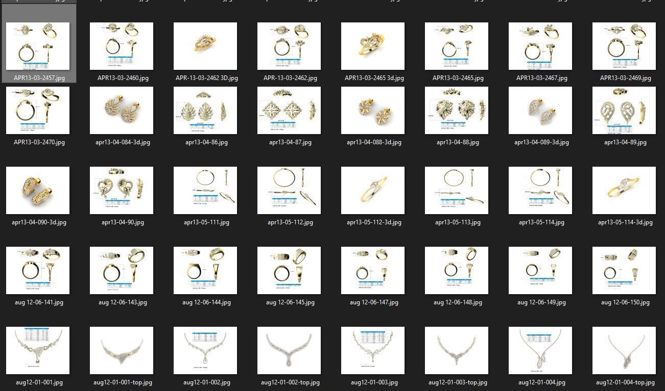 BULK-JewelCAD-MIX 940 Files 3D print model_4