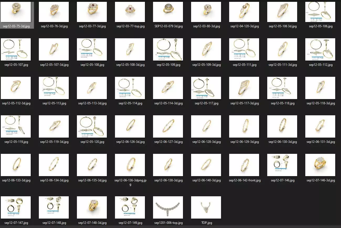 BULK-JewelCAD-MIX 940 Files 3D print model_0