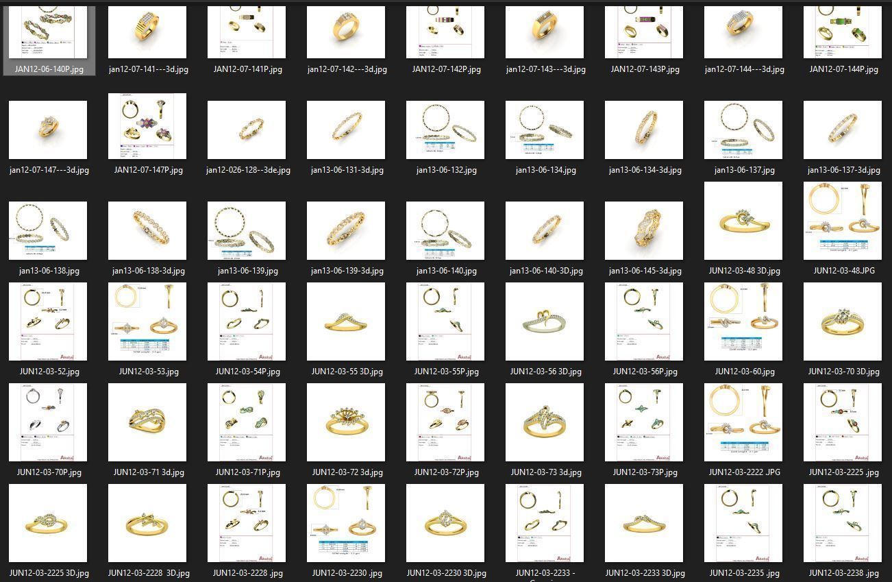 BULK-JewelCAD-MIX 940 Files 3D print model_16