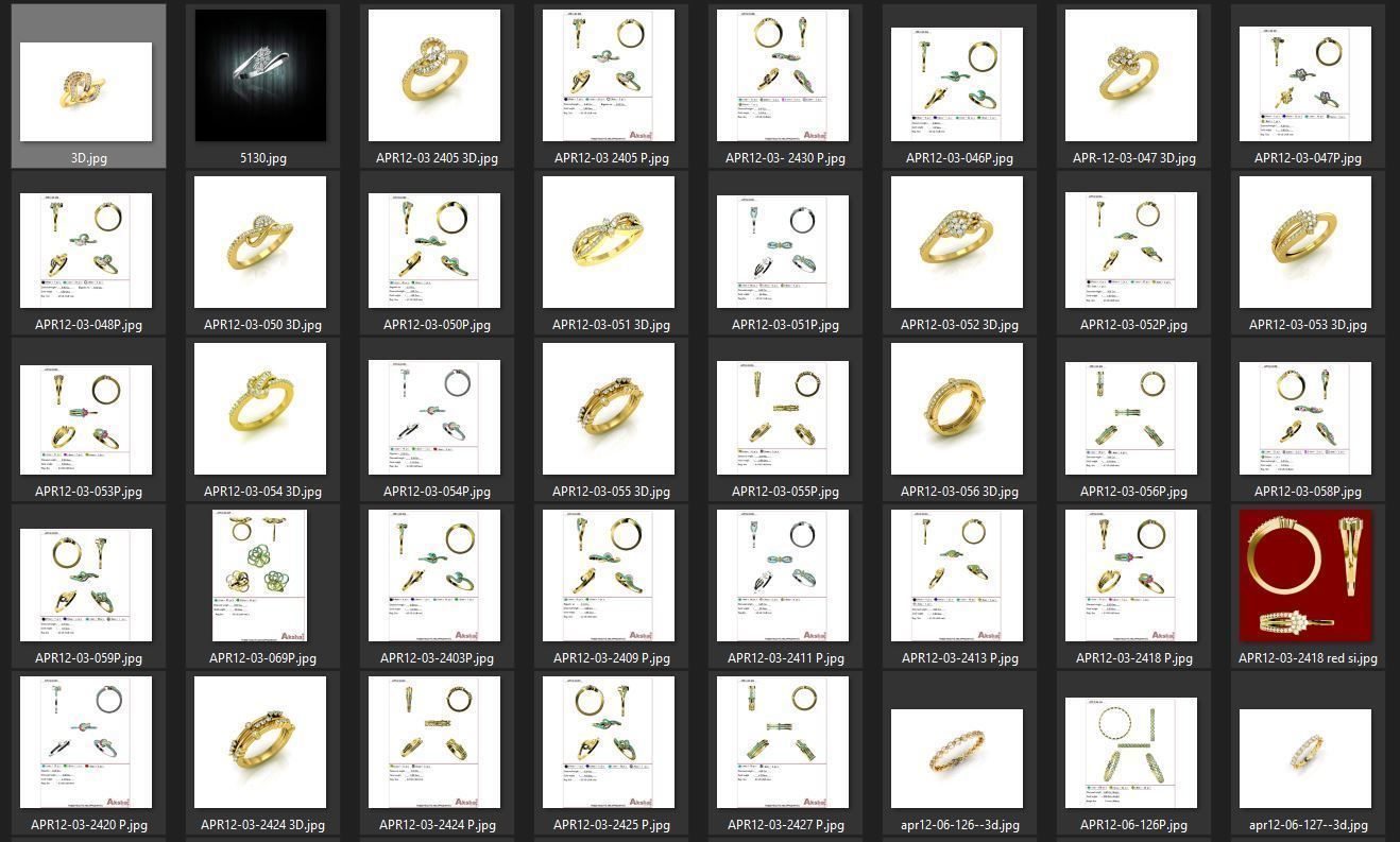 BULK-JewelCAD-MIX 940 Files 3D print model_5