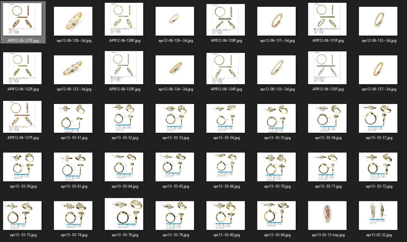 BULK-JewelCAD-MIX 940 Files 3D print model_2