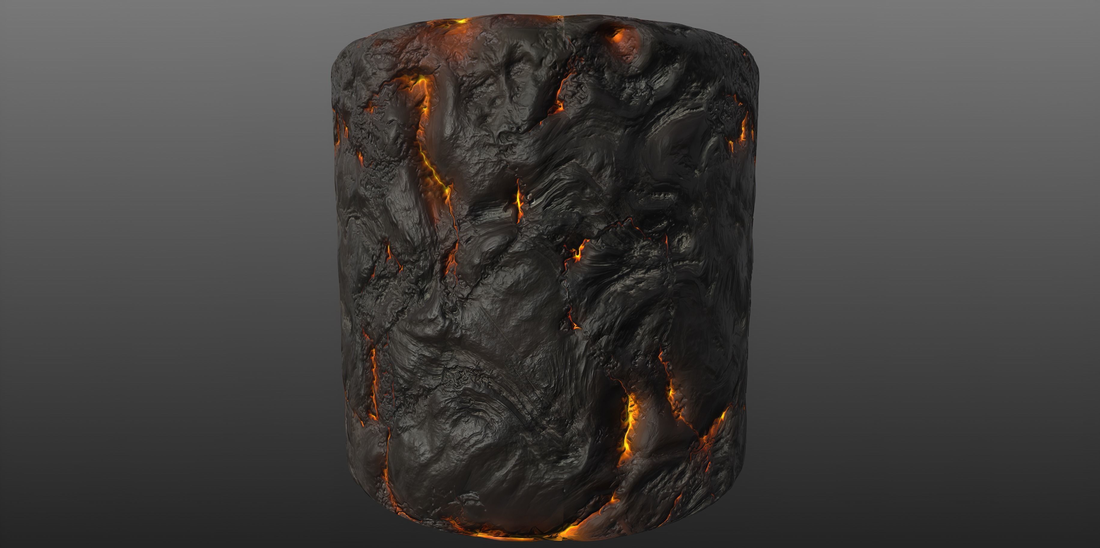 Molten Lava PBR Material Texture Texture_1