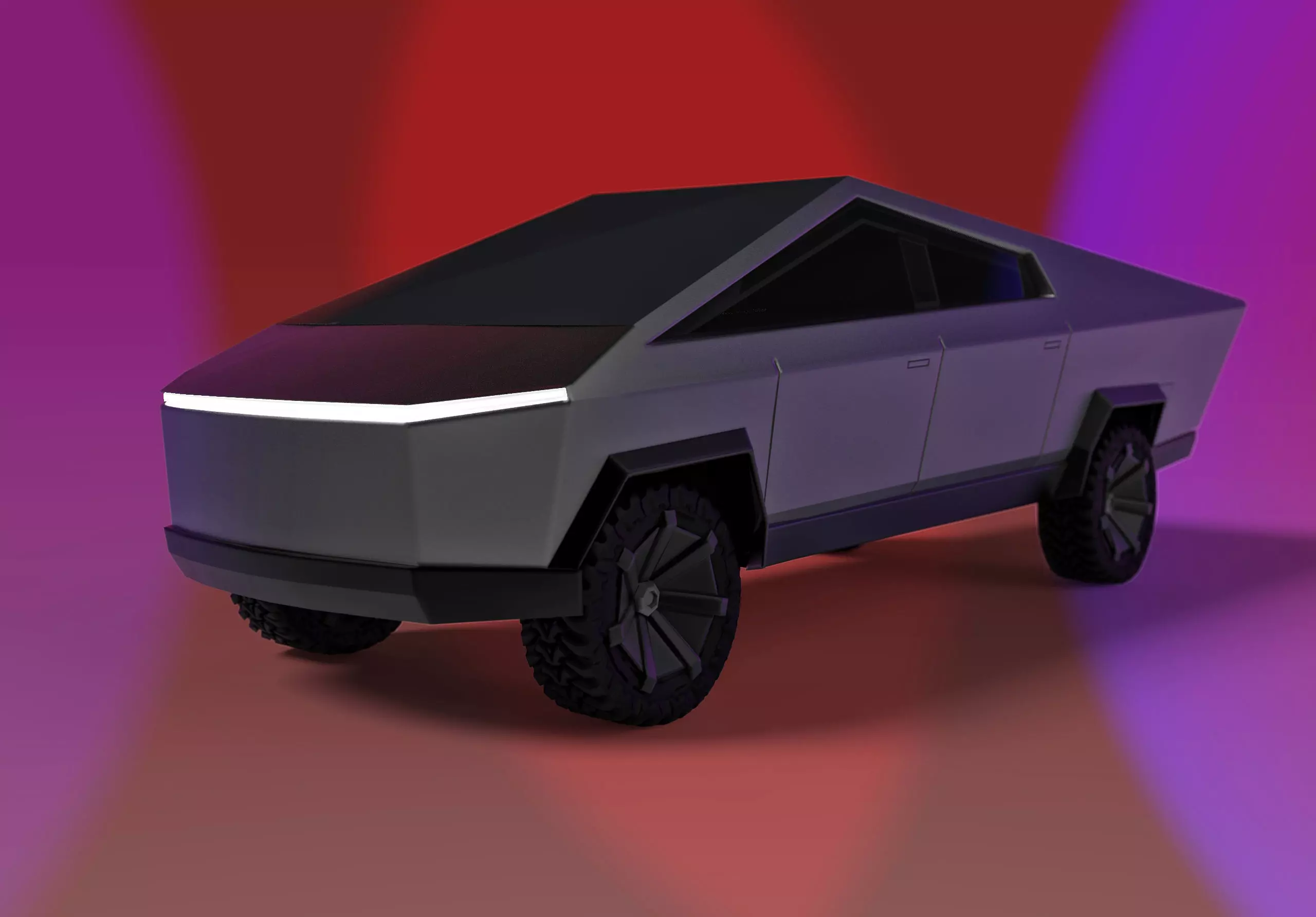 Cybertruck by Elon Musk 3D model