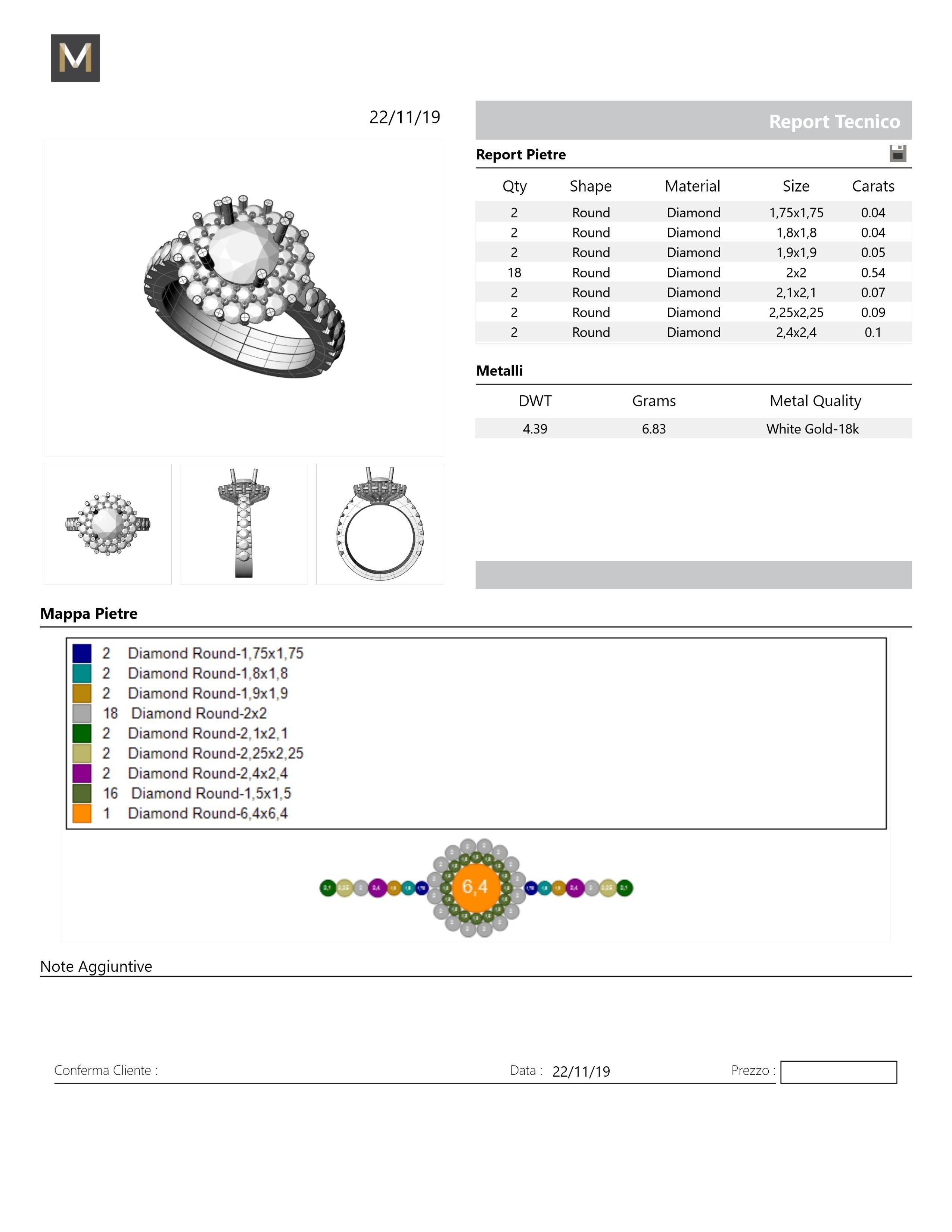  diamond ring 3D model_3