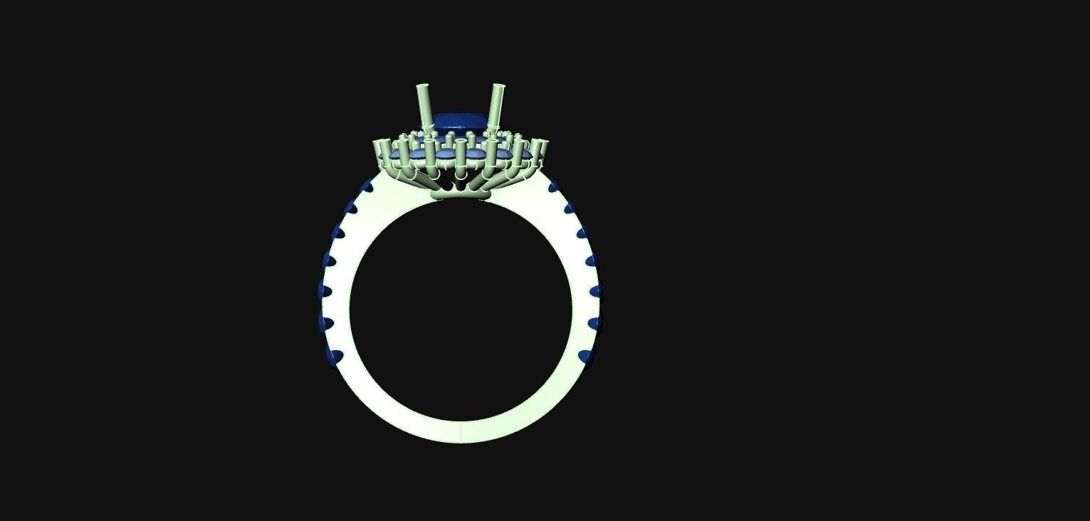  diamond ring 3D model_1