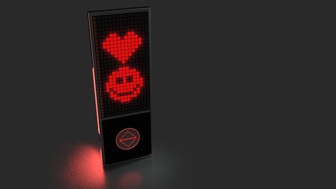 Elevator Dispaly Panel Low-poly 3D model