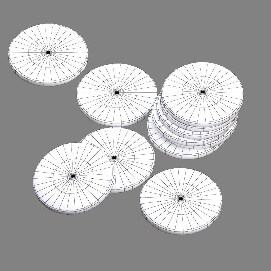 Viking coin 3D model_8