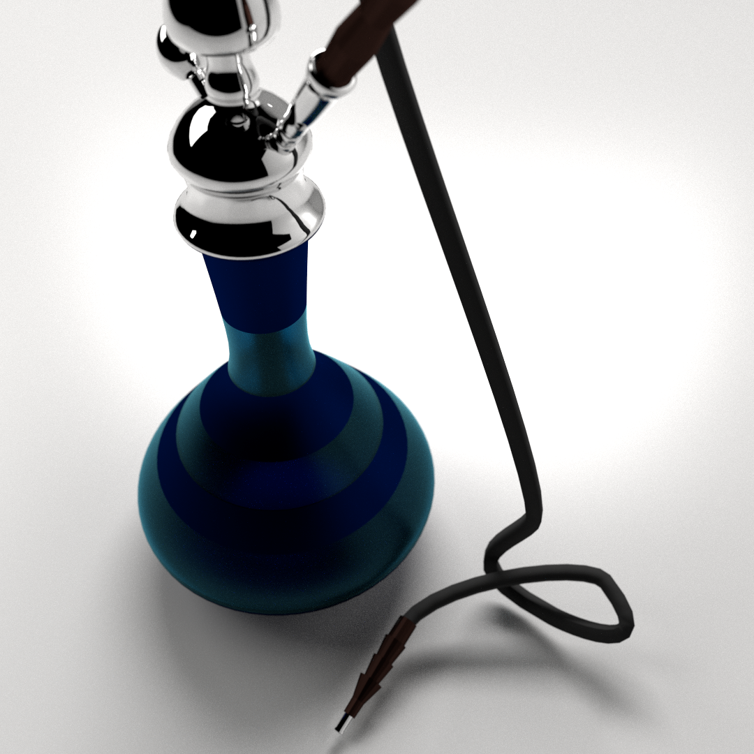 Hookah 3D Model 3DS FBX BLEND DAE | CGTrader.com