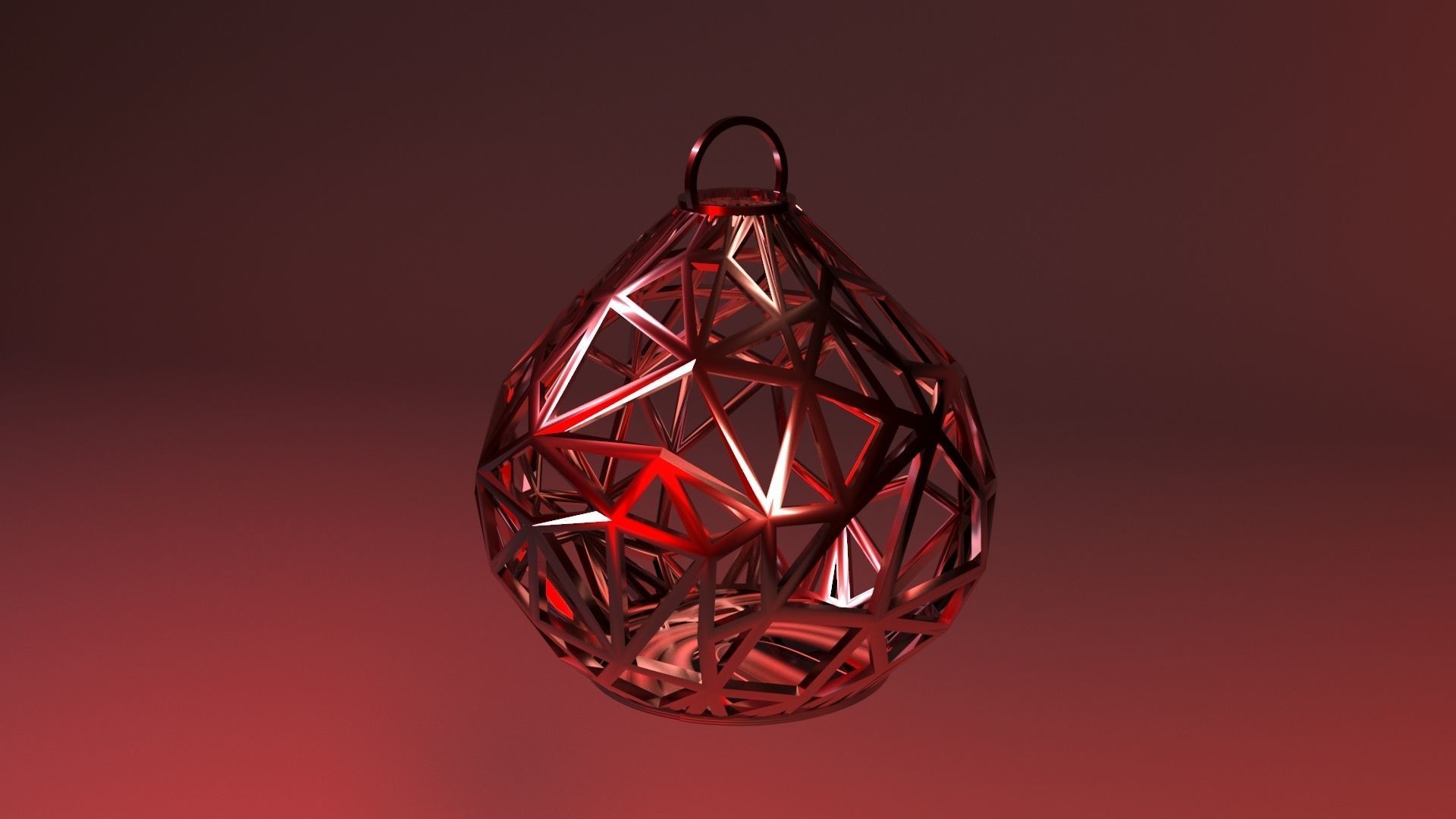 christmas ball 3D print model_1
