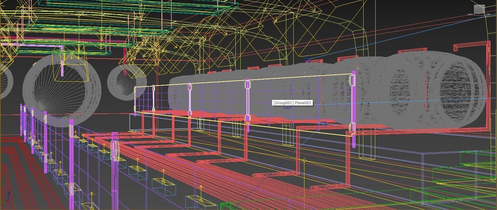 Wine aging room 3D model_4
