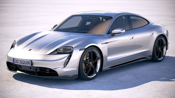 Porsche Taycan 2020 VRAY 3D model