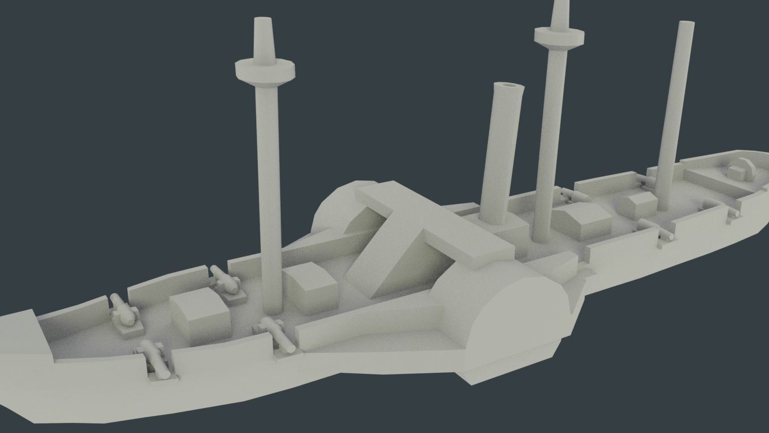 Paraguayan Steam Marques de Olinda 3D print model_19