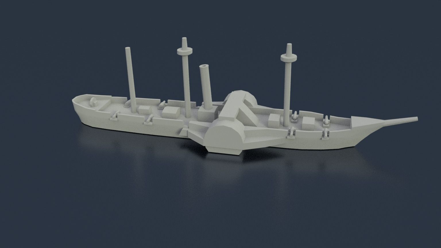 Paraguayan Steam Marques de Olinda 3D print model_7