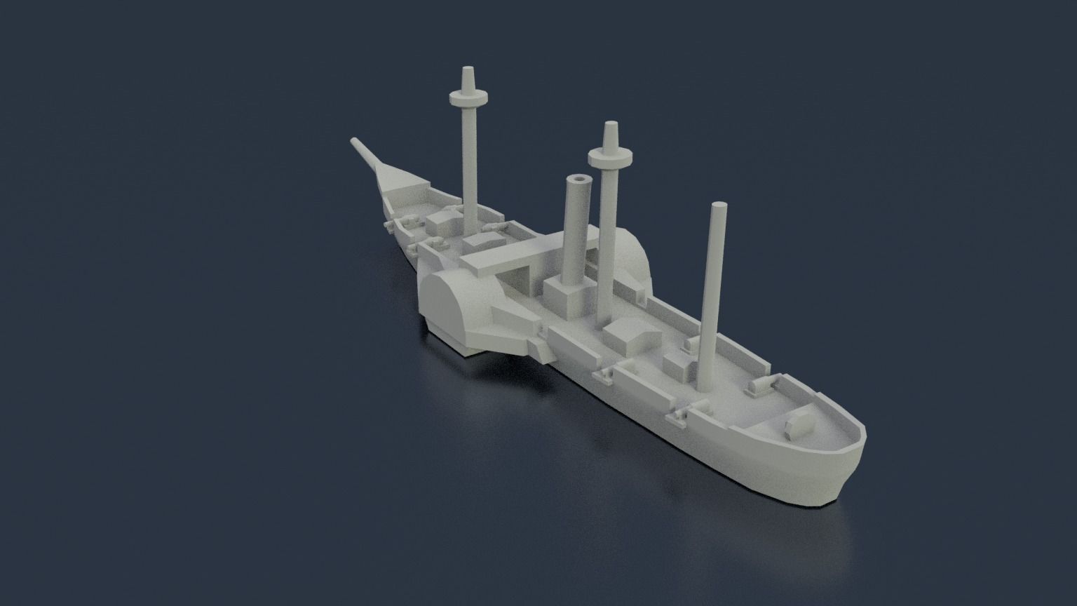 Paraguayan Steam Marques de Olinda 3D print model_4