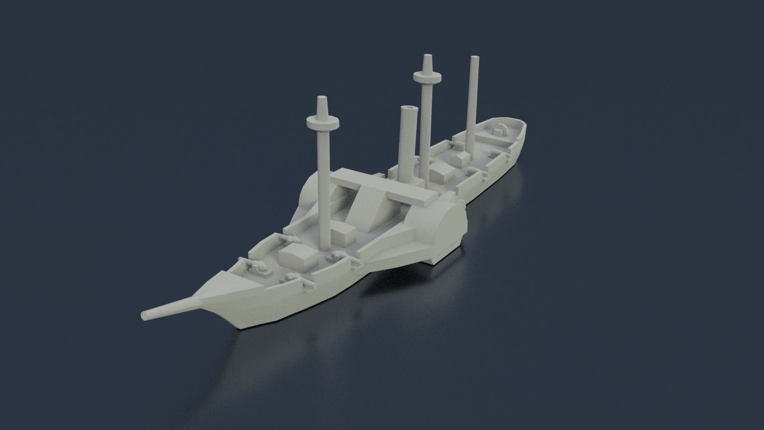 Paraguayan Steam Marques de Olinda 3D print model_1