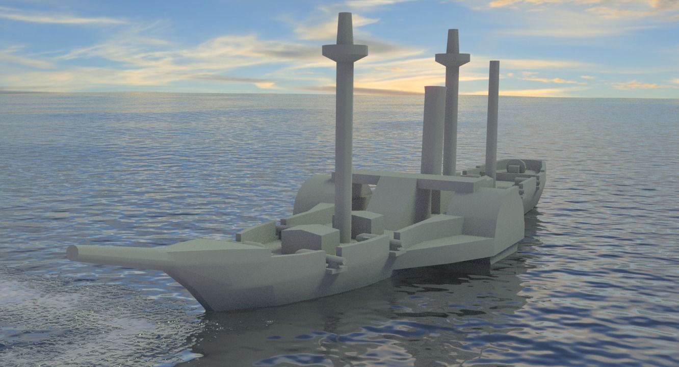 Paraguayan Steam Marques de Olinda 3D print model_20