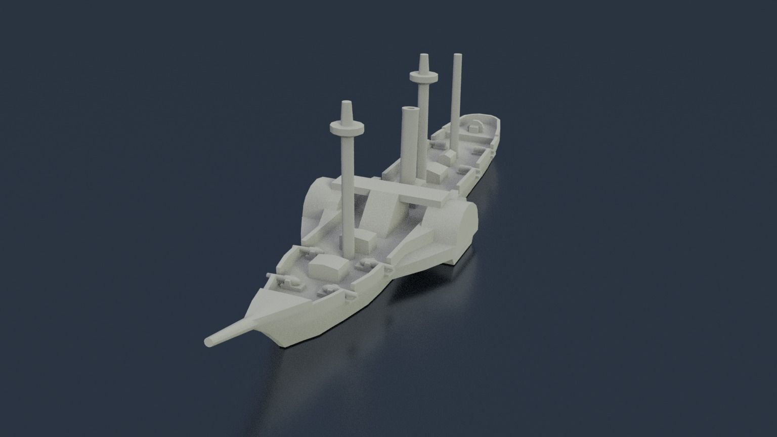 Paraguayan Steam Marques de Olinda 3D print model_10