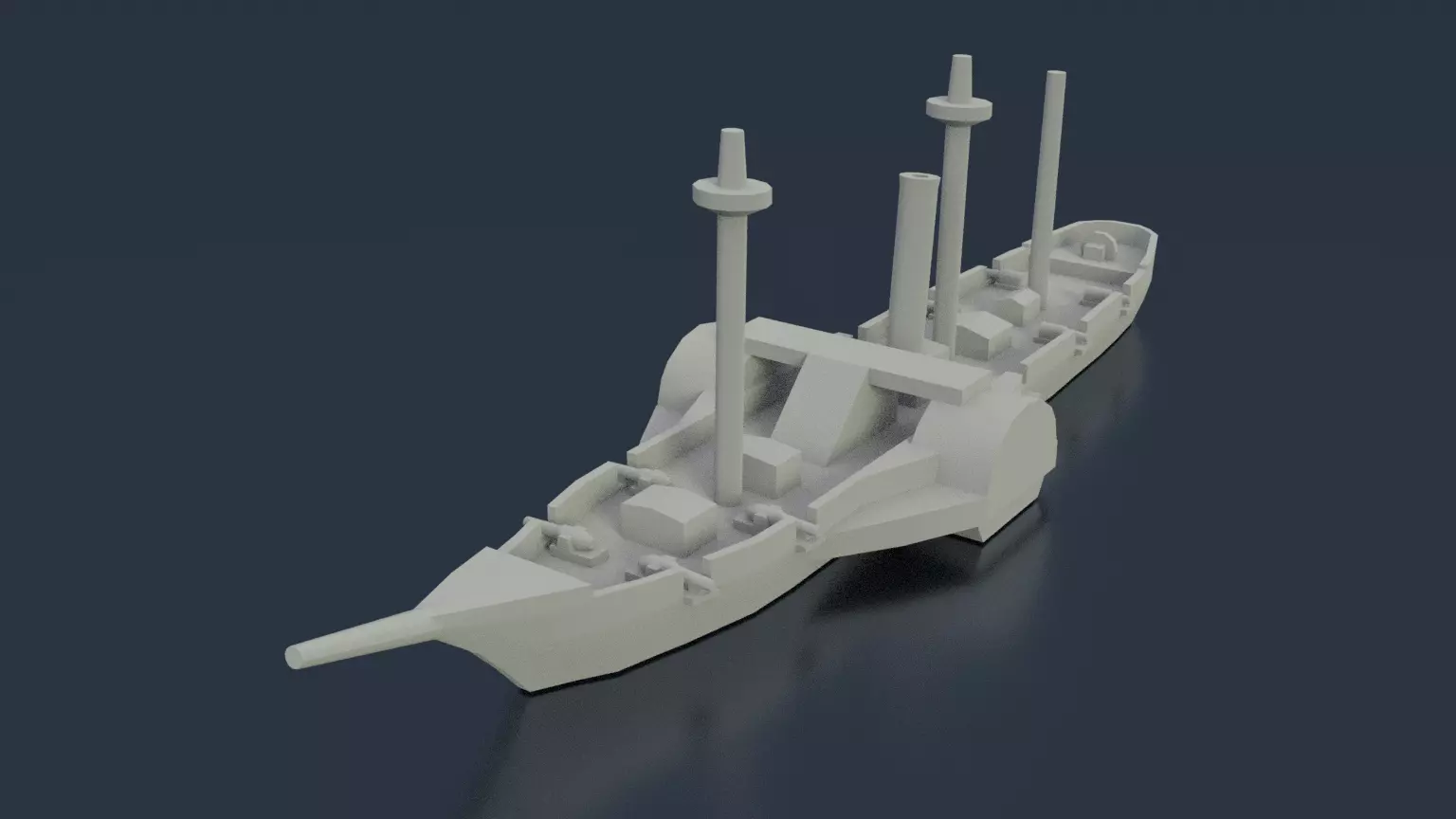 Paraguayan Steam Marques de Olinda 3D print model_0