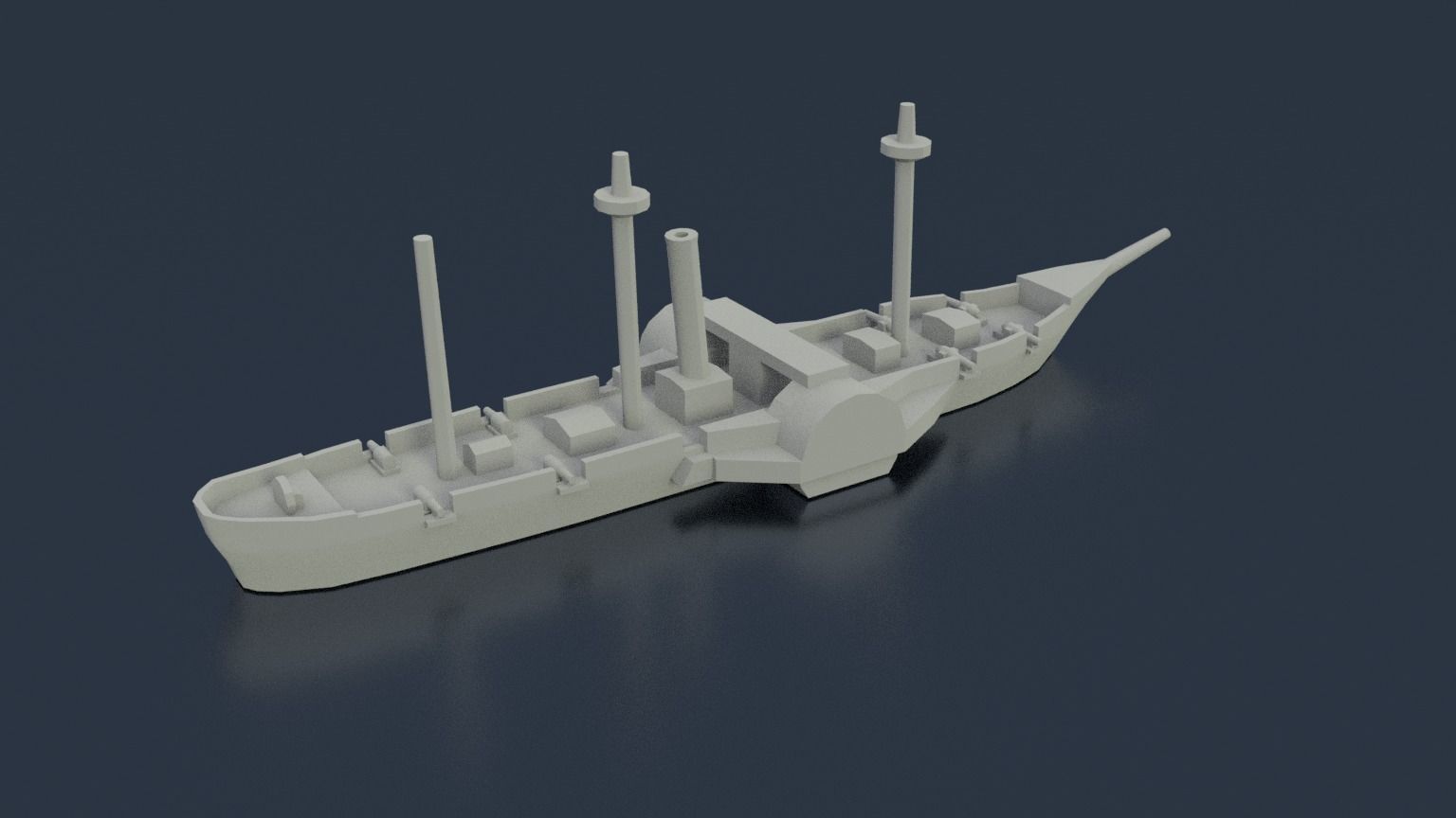 Paraguayan Steam Marques de Olinda 3D print model_6