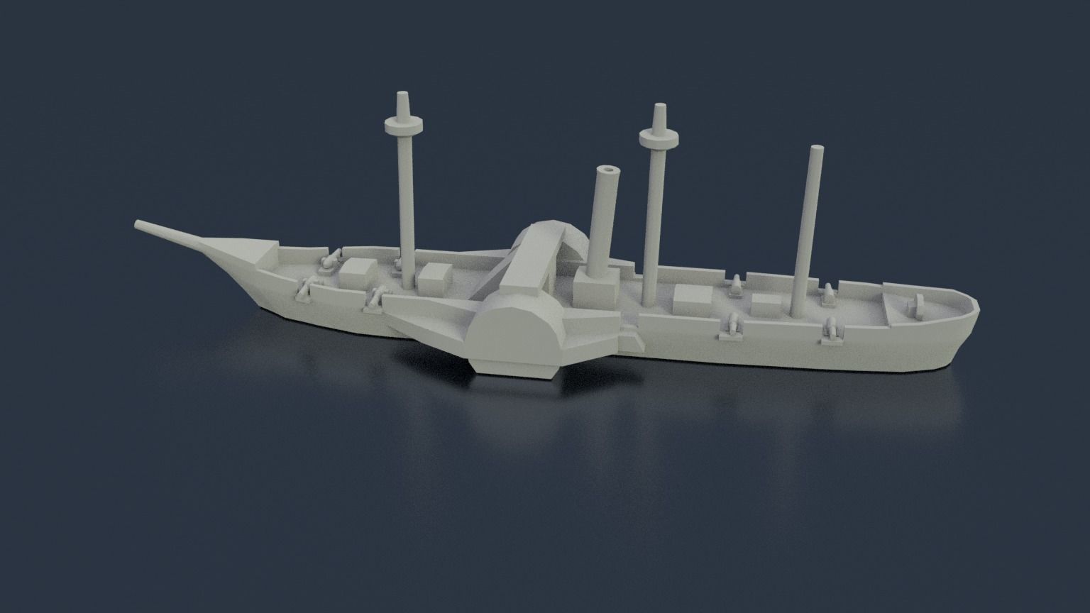 Paraguayan Steam Marques de Olinda 3D print model_3