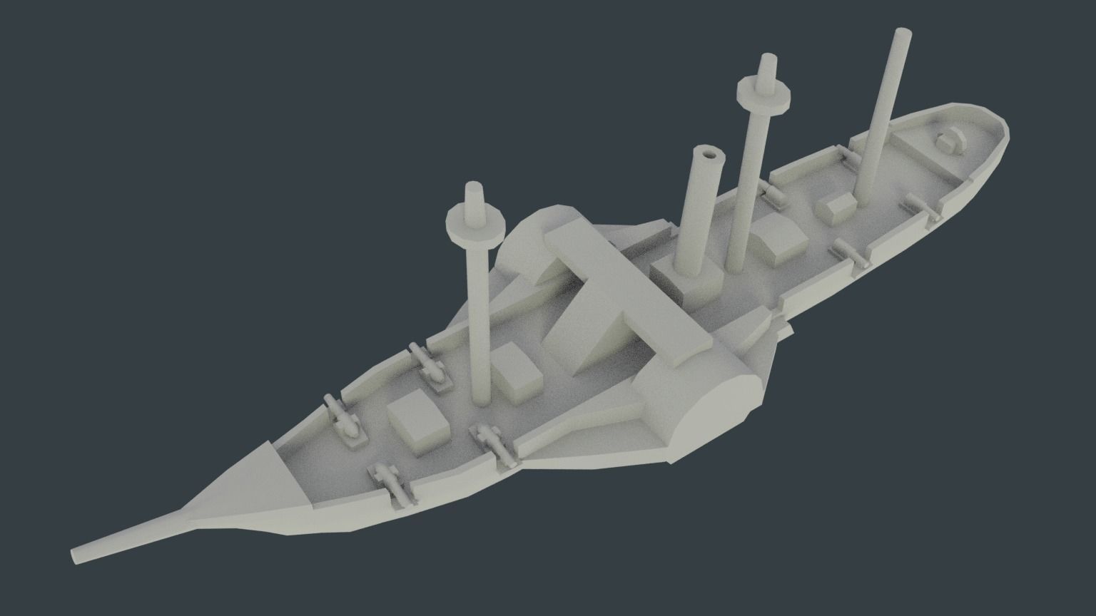Paraguayan Steam Marques de Olinda 3D print model_17