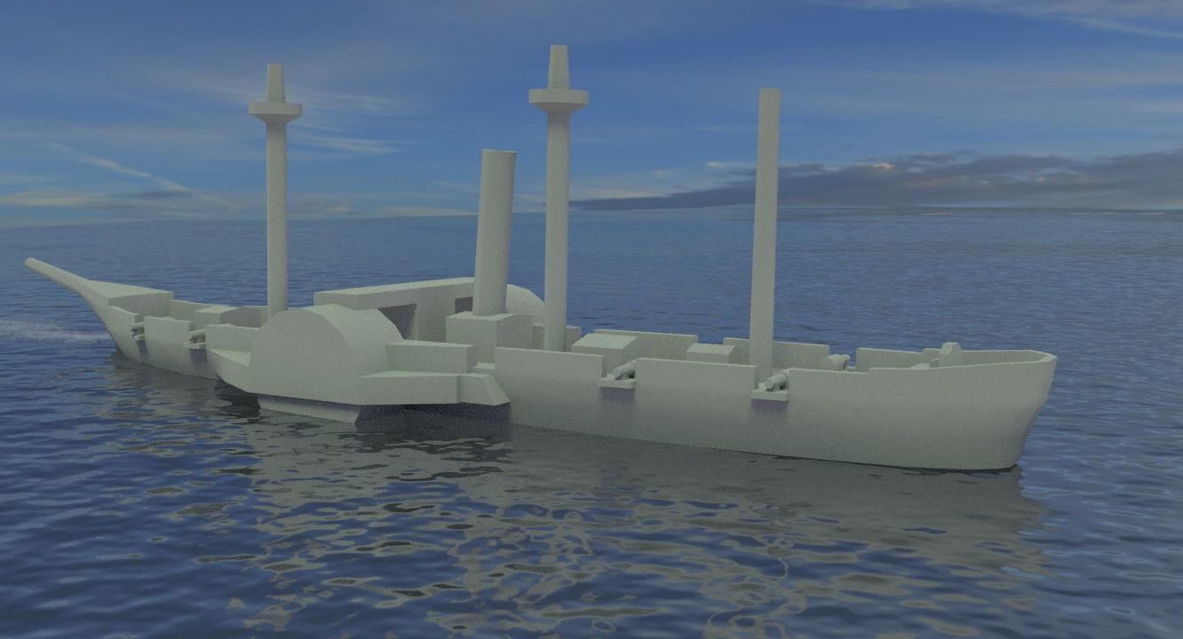 Paraguayan Steam Marques de Olinda 3D print model_21