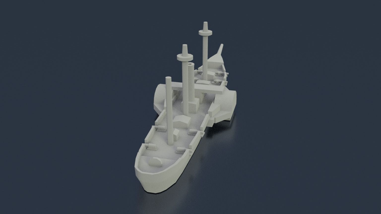 Paraguayan Steam Marques de Olinda 3D print model_5