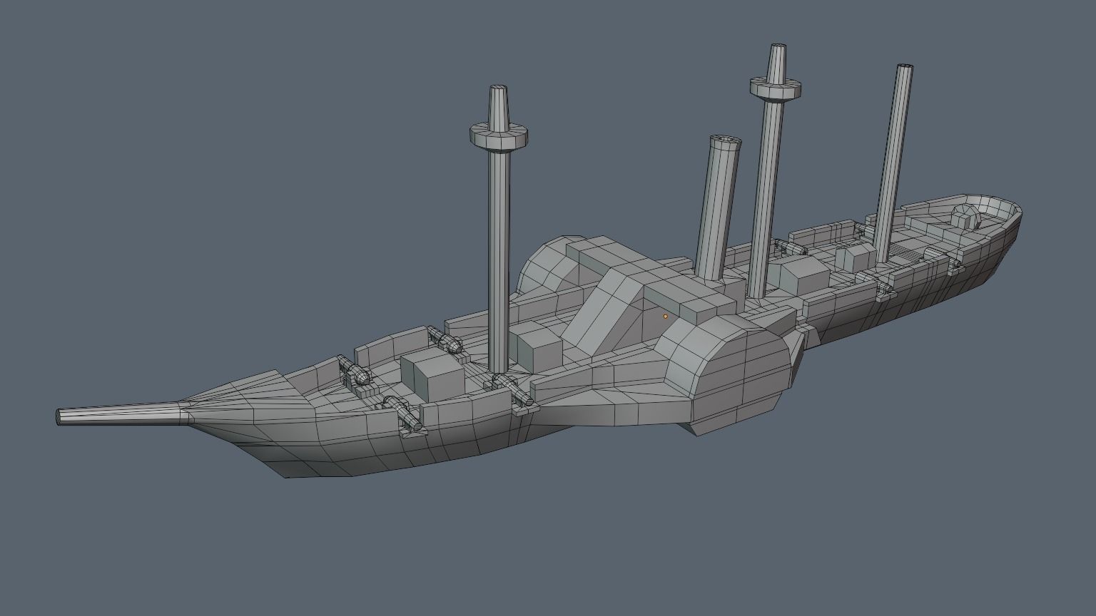 Paraguayan Steam Marques de Olinda 3D print model_13