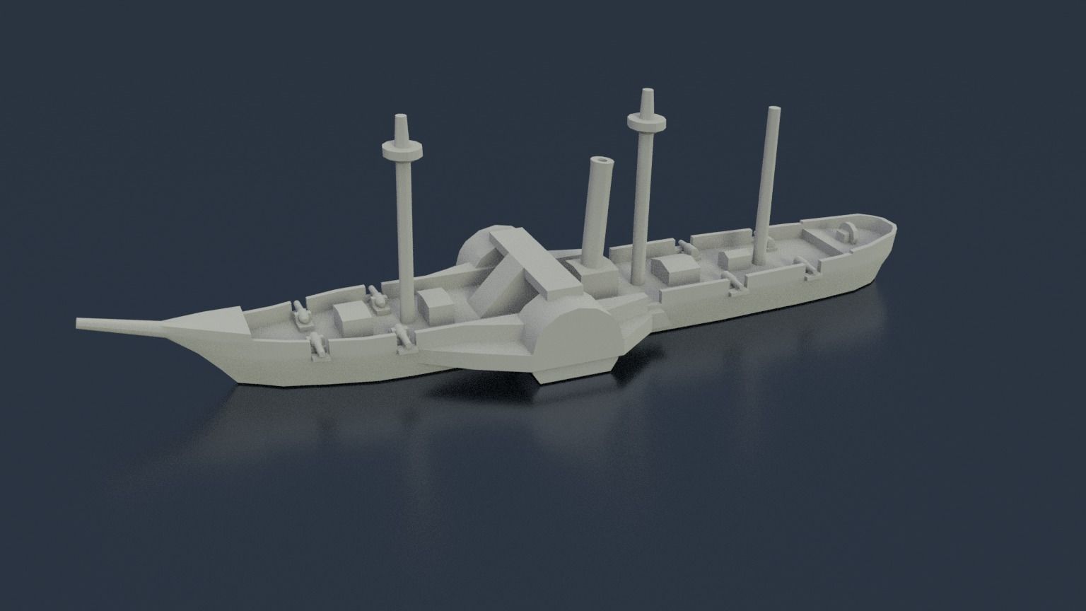 Paraguayan Steam Marques de Olinda 3D print model_2