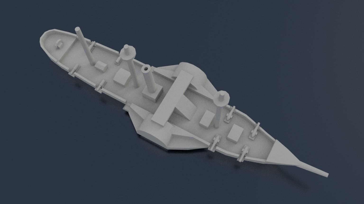 Paraguayan Steam Marques de Olinda 3D print model_11