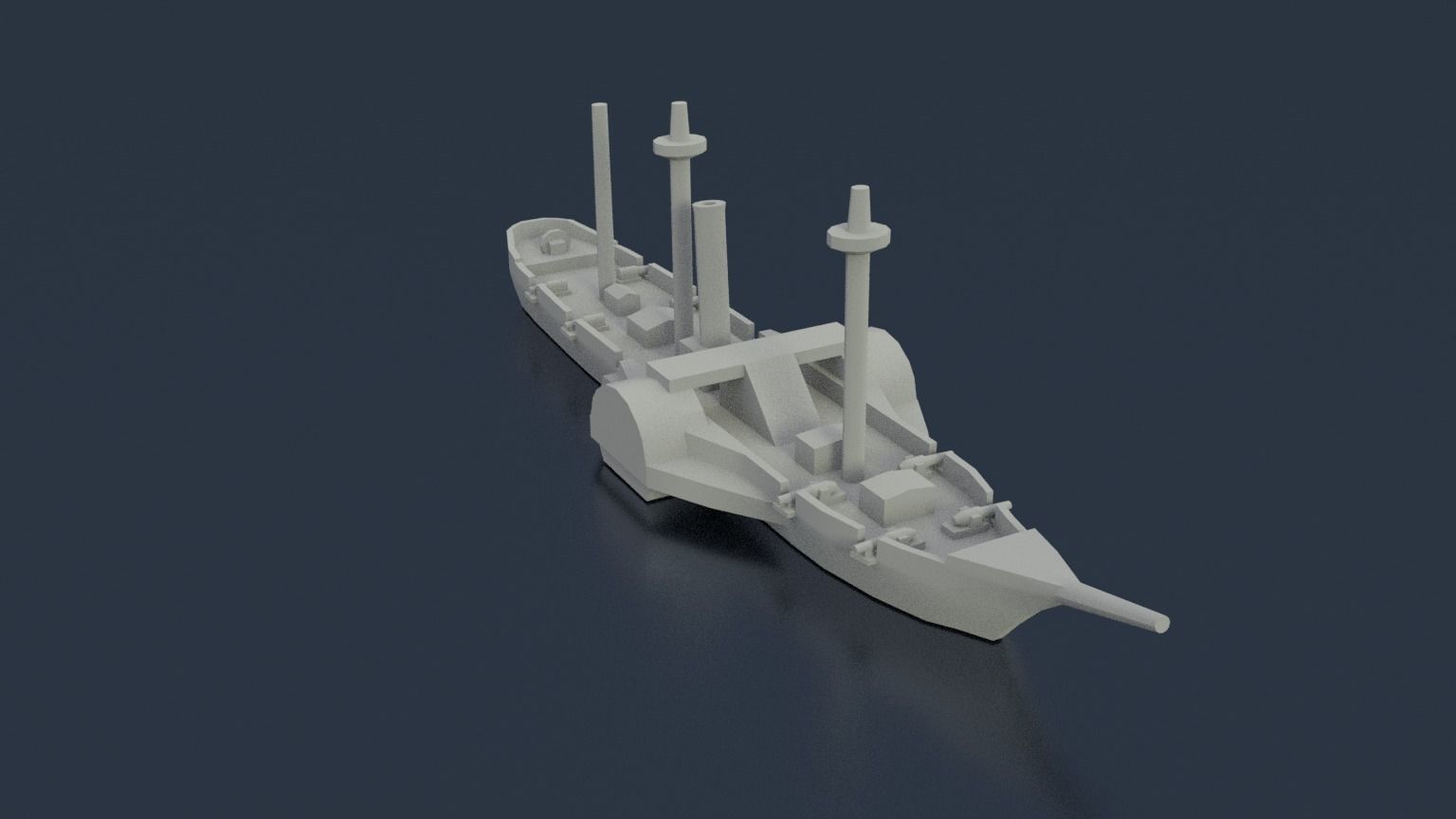 Paraguayan Steam Marques de Olinda 3D print model_8