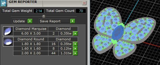 Butterfly Earrings  3D print model_2