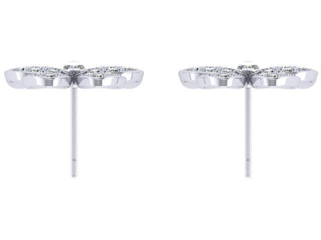 Butterfly Earrings  3D print model_1