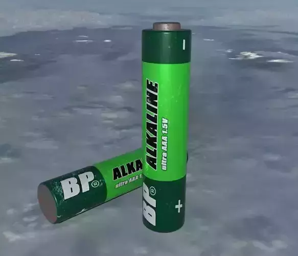 Battery AAA Free low-poly 3D model