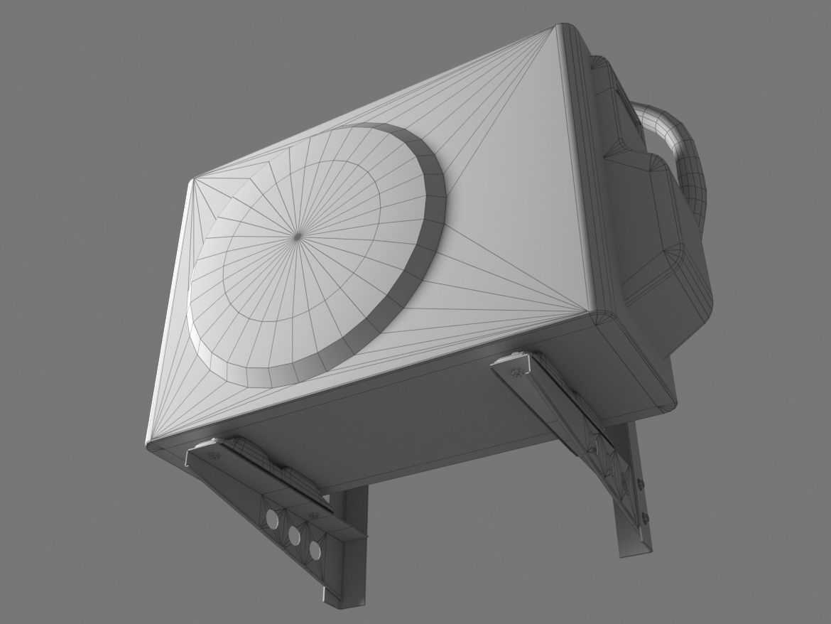 Air cond3 Low-poly 3D model_11
