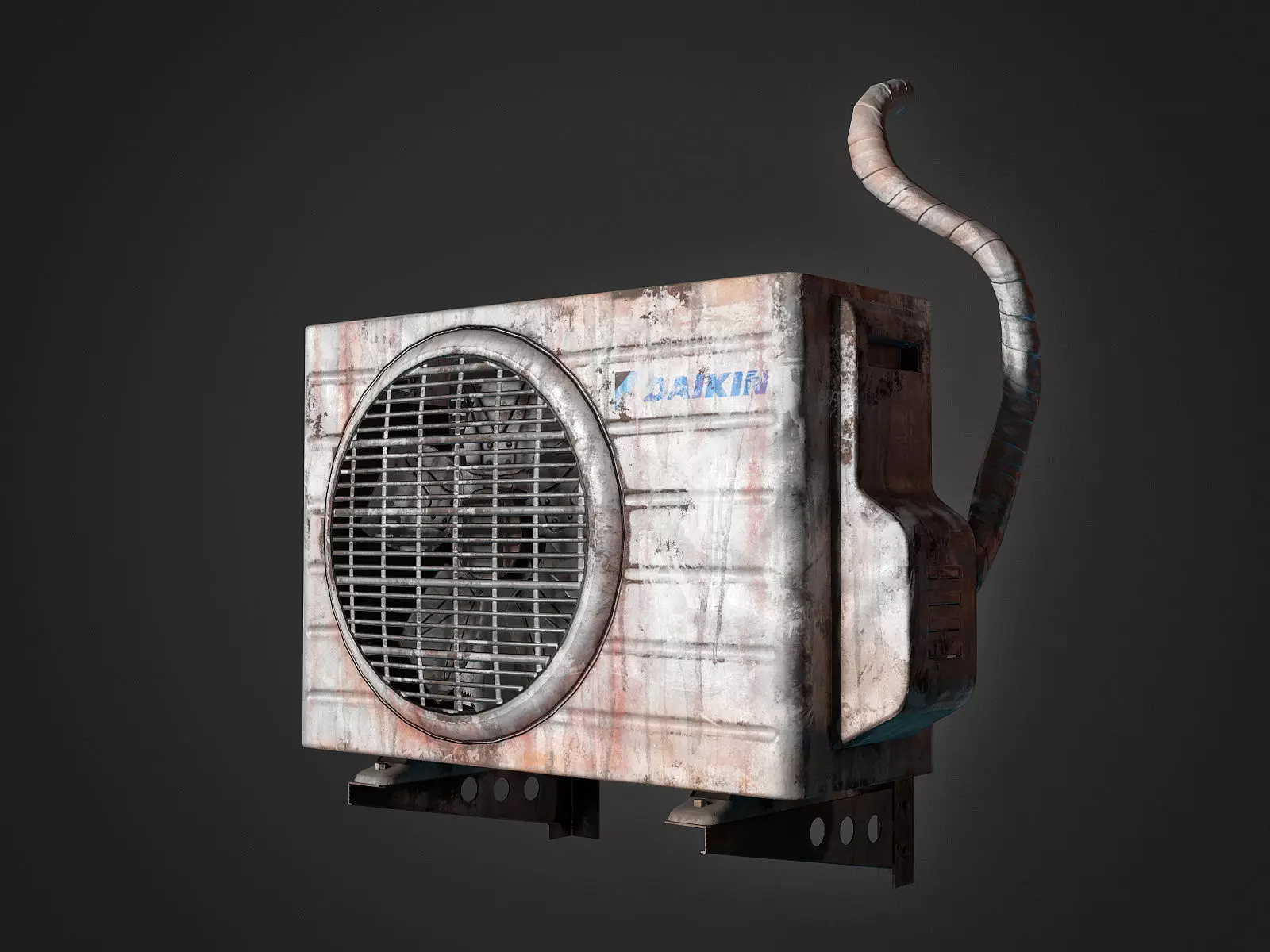 Air cond3 Low-poly 3D model_0