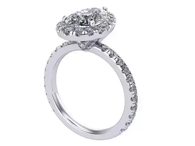 Thin Armored Shield Ring 