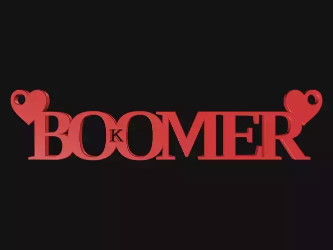 OK Boomer Pendant 3D print model