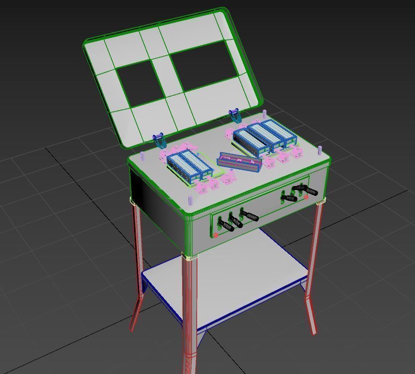 Old Electro Shock Device 3D model_8