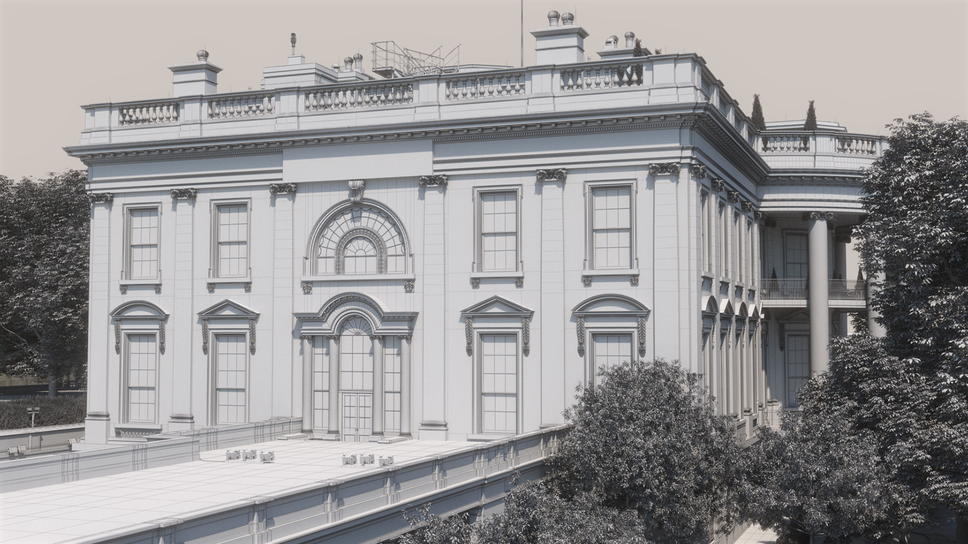 The White House Ultimate Edition 3D model_83