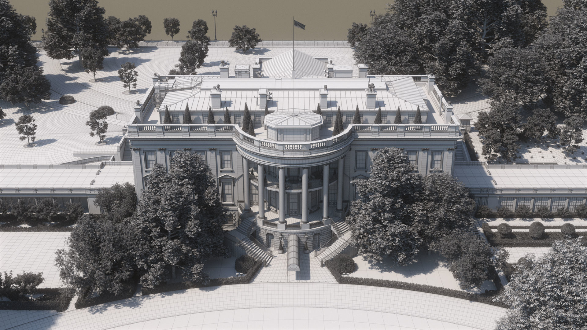 The White House Ultimate Edition 3D model_84