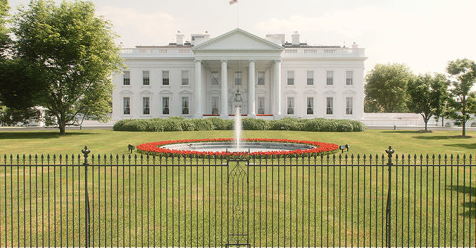 The White House Ultimate Edition 3D model 4
