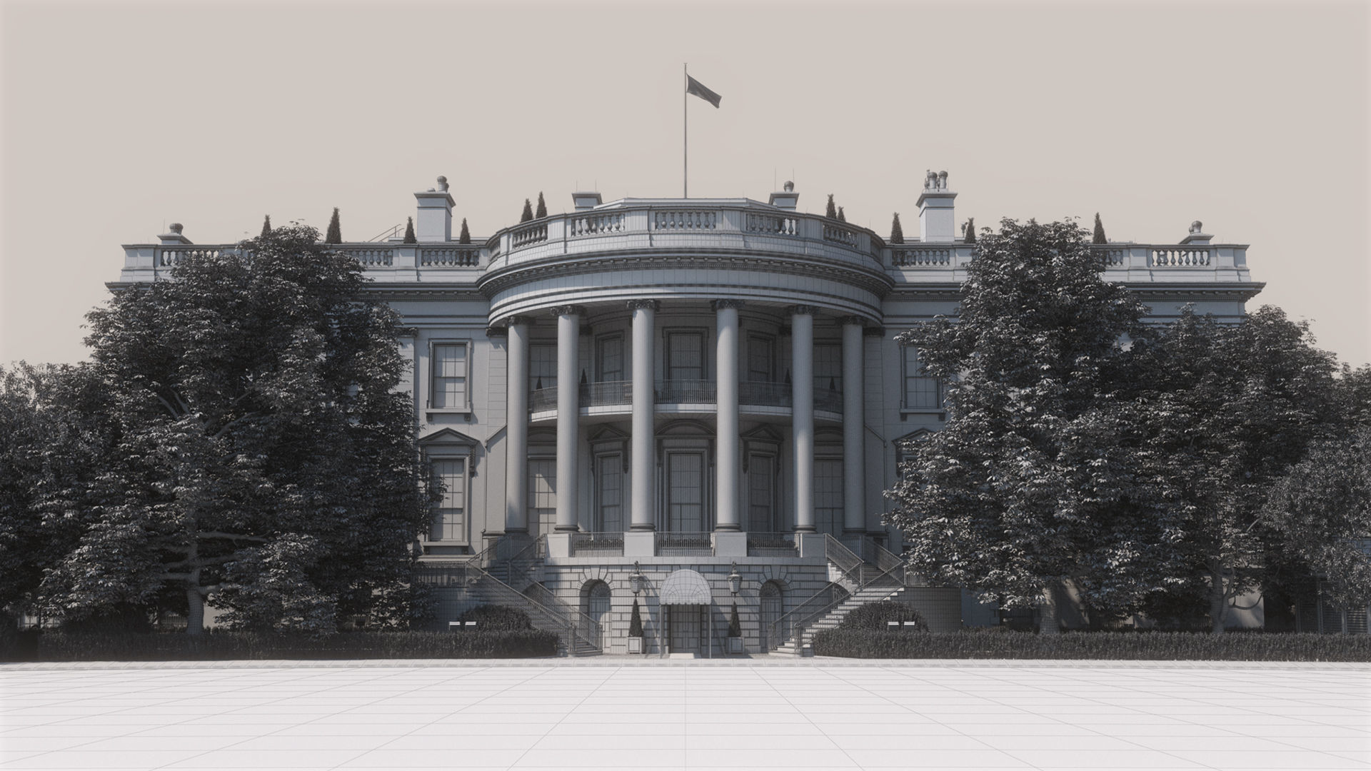 The White House Ultimate Edition 3D model_97