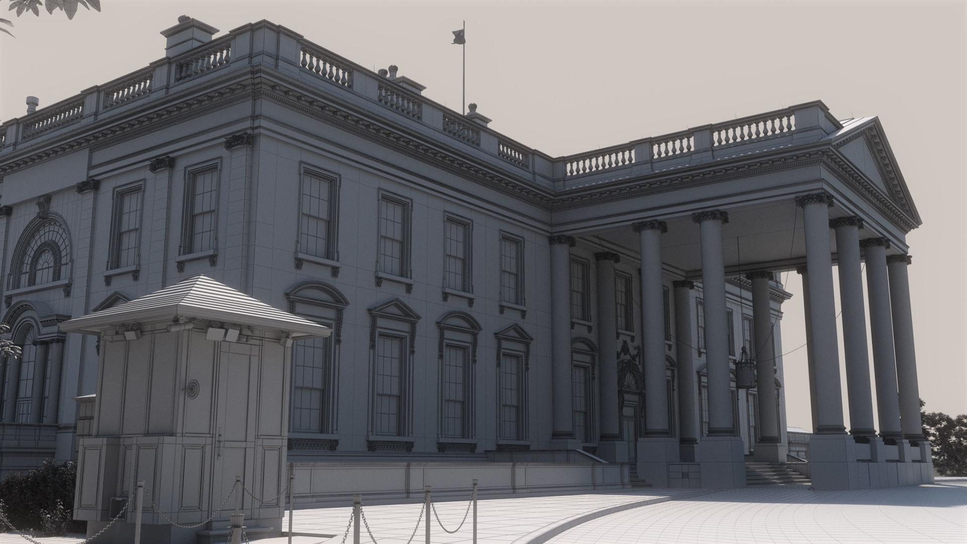 The White House Ultimate Edition 3D model_60