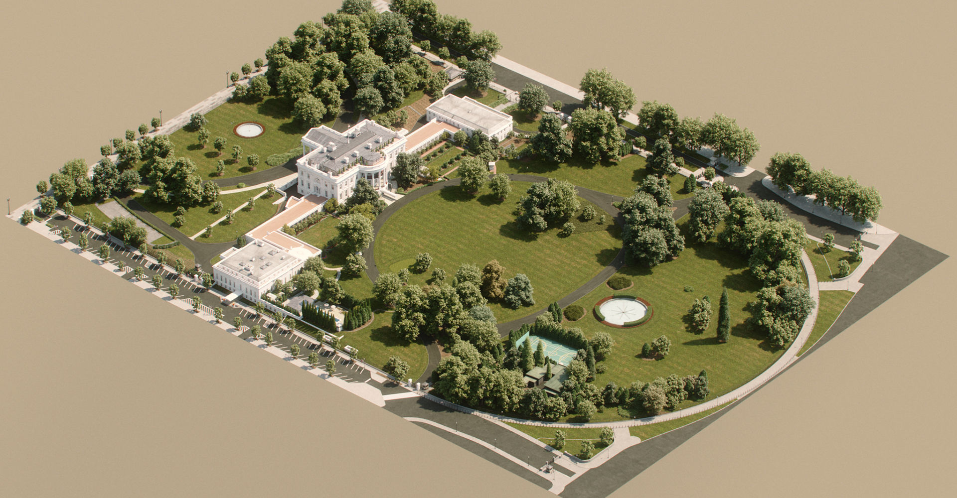 The White House Ultimate Edition 3D model_13
