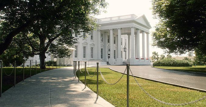 The White House Ultimate Edition 3D model 6