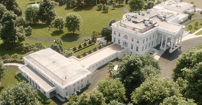 The White House Ultimate Edition 3D model 7