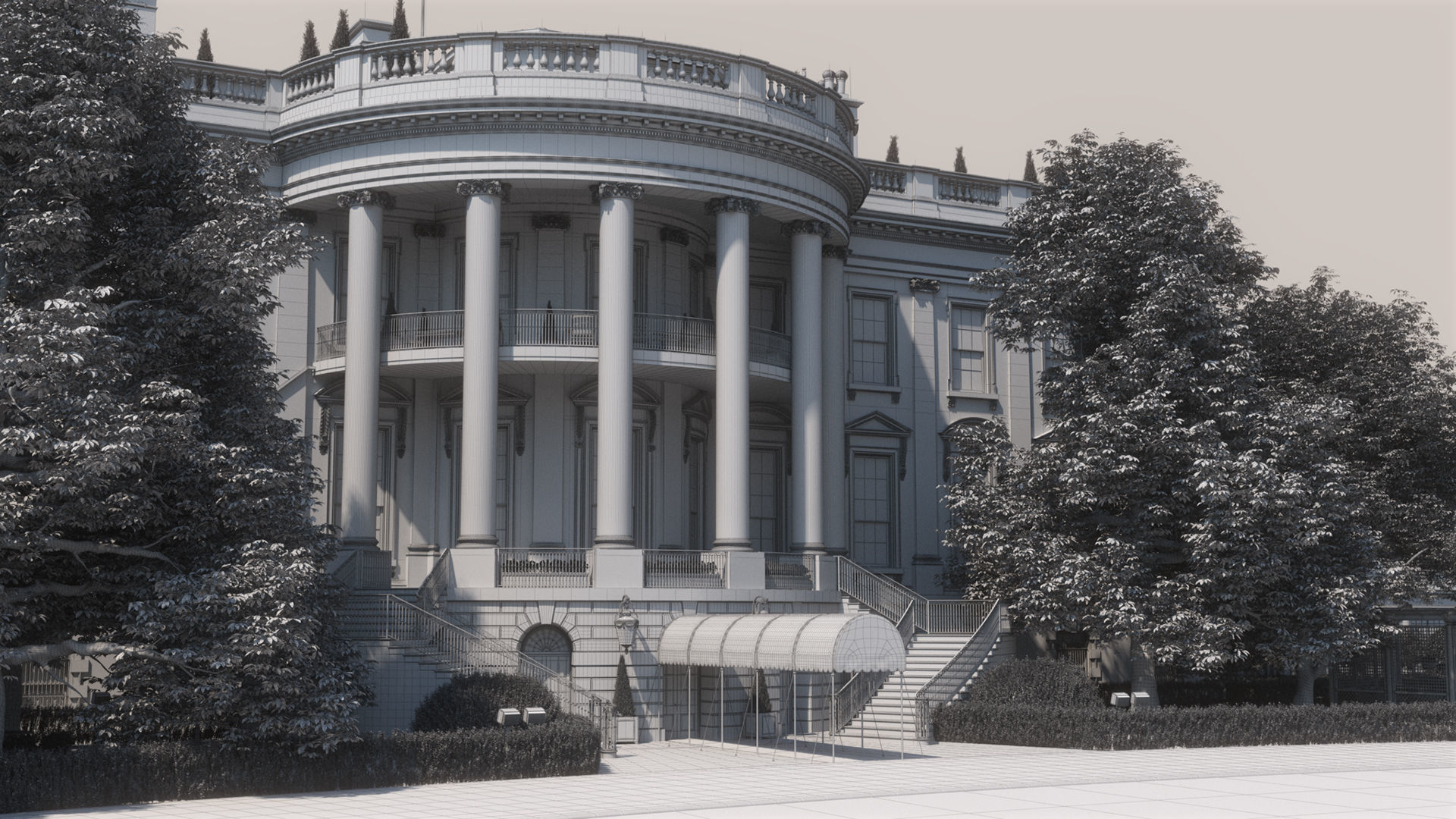 The White House Ultimate Edition 3D model_85